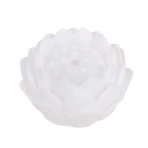 Difusor de aroma Lotus Lamp, color blanco