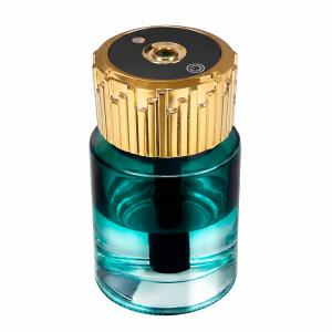 Humificador dorado de aromaterapia para auto con proyección de luz estrellada